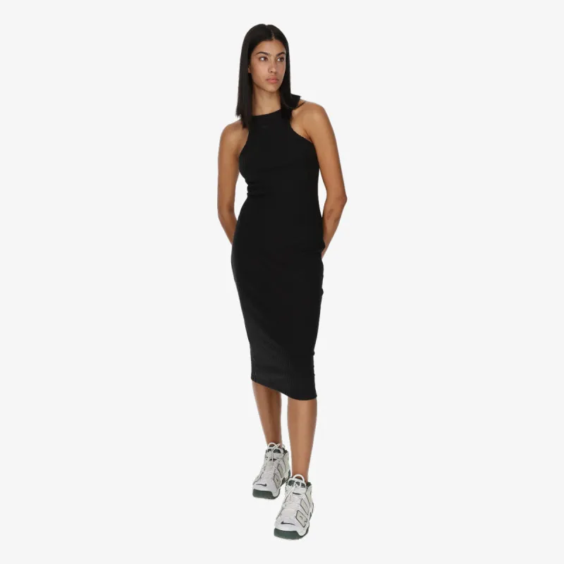 NIKE Rochie W NSW NK CHLL KNT RIB MIDI DRS 