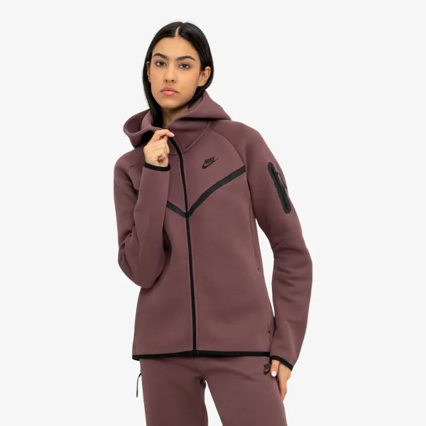 NIKE Hanorac W NSW TCH FLC WR FZ HDY 2 