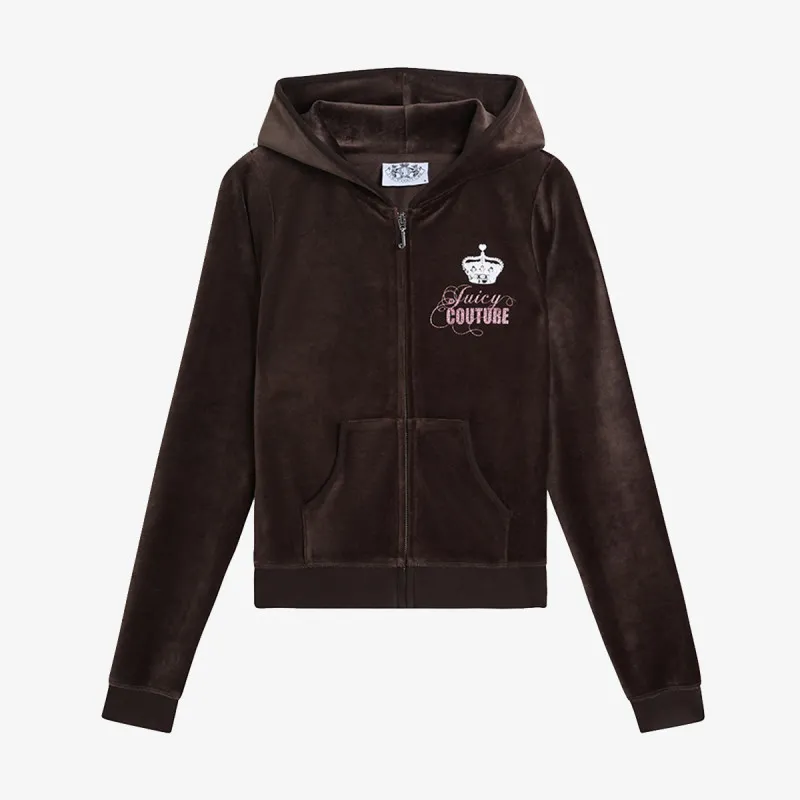 JUICY COUTURE Hanorac HER MAJESTY ROBYN HOODIE 