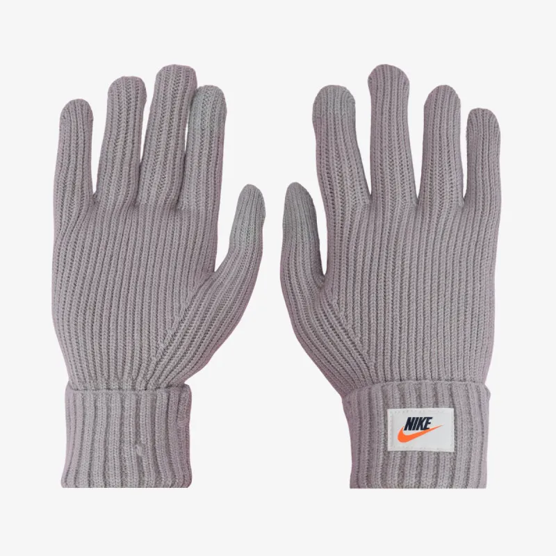 JR NIKE Manusi NIKE U CITY KNIT GLOVE COLLEGE GREY/SAIL