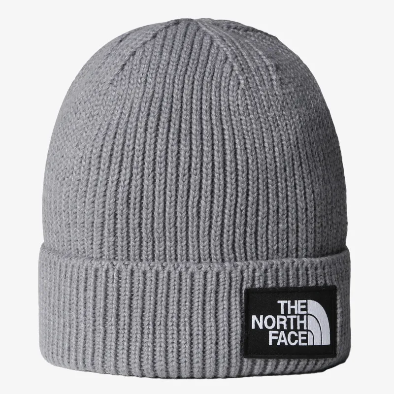 THE NORTH FACE PALARIE TNF LOGO BOX CUFFED BEANIE 