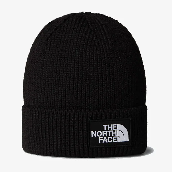 THE NORTH FACE PALARIE TNF LOGO BOX CUFFED BEANIE 