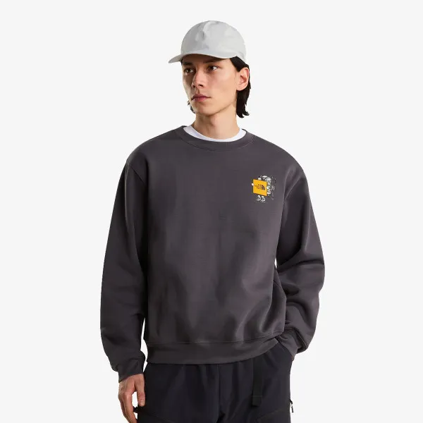 THE NORTH FACE Hanorac U GEAR UP GET OUT RLX CREW-GRAPHIC
