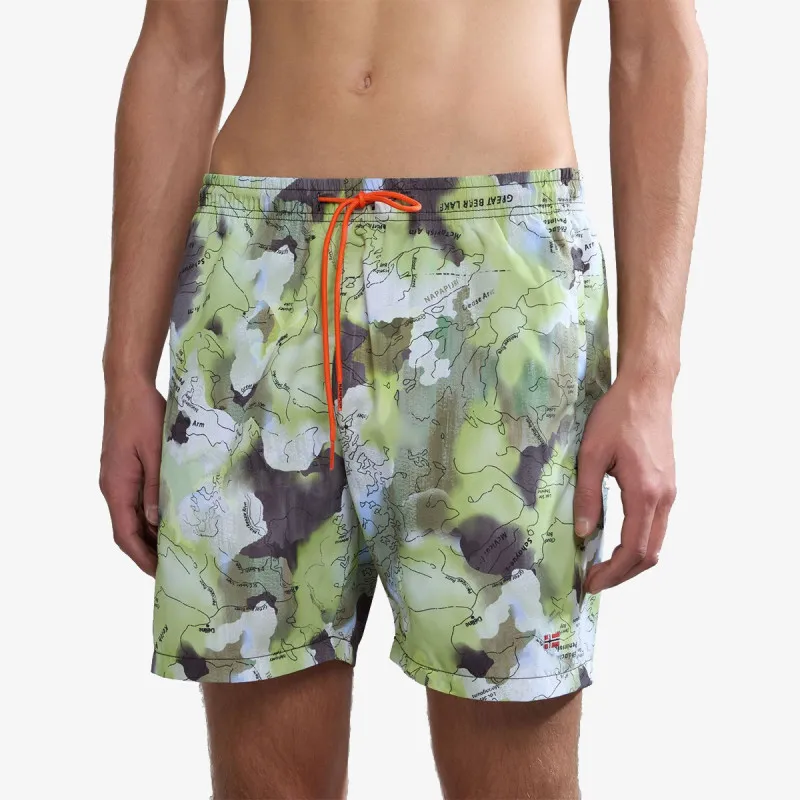 NAPAPIJRI Pantaloni scurti V-INUVIK F4Y AOP CAMOU F4Y 