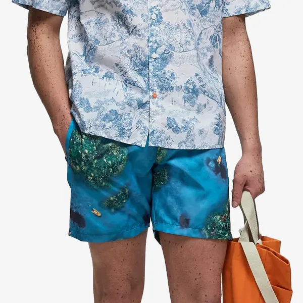 NAPAPIJRI Pantaloni scurti V-INUVIK F5U AOP BOAT F5U