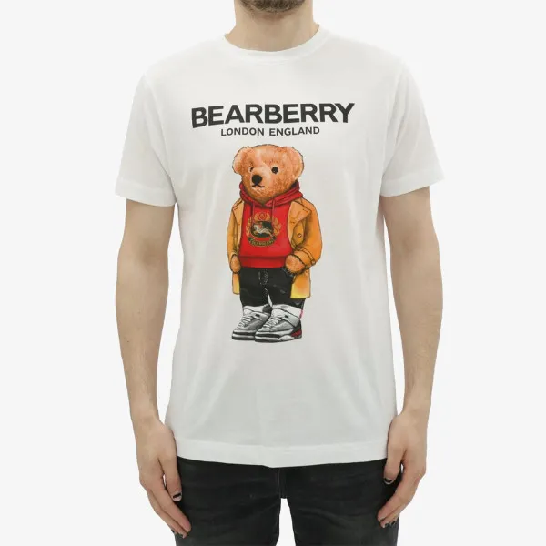 SNEAKY Tricou SNEAKY BEARBERRY T-SHIRT WHITE 