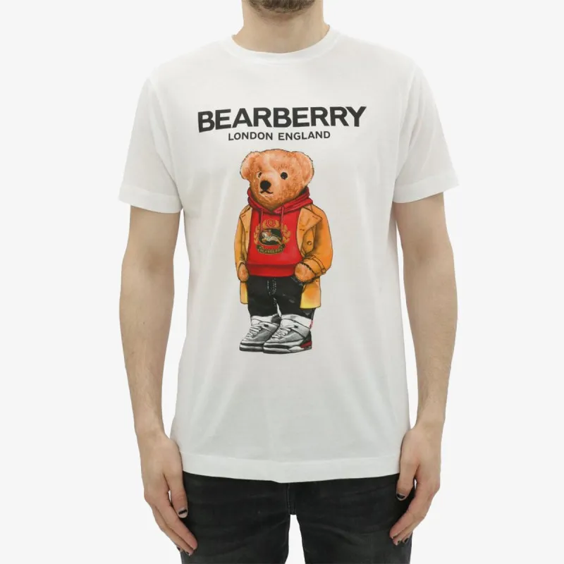 SNEAKY Tricou SNEAKY BEARBERRY T-SHIRT WHITE 