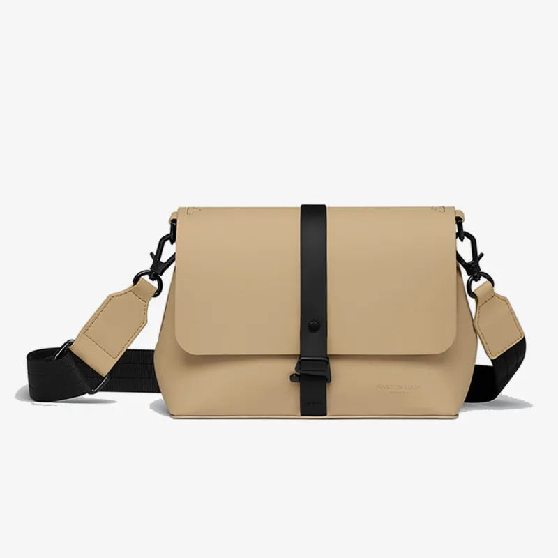 Gaston Luga GEANTA MICA Spläsh Crossbody Bag - Latte 