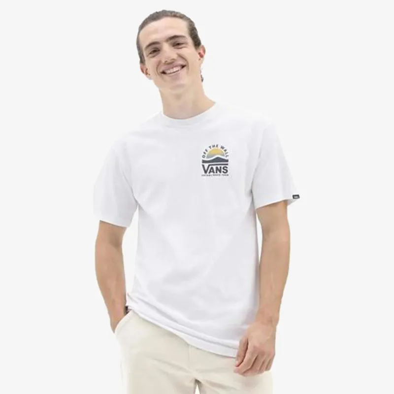 VANS Tricou SIDESET-B WHITE 