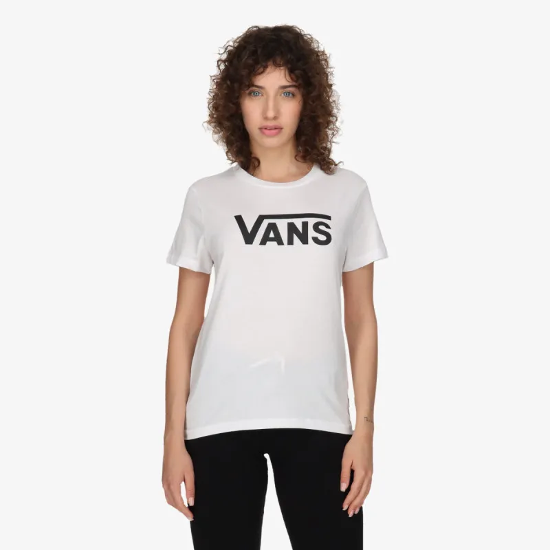 VANS Tricou WM DROP V SS CREW-B WHITE-BLACK