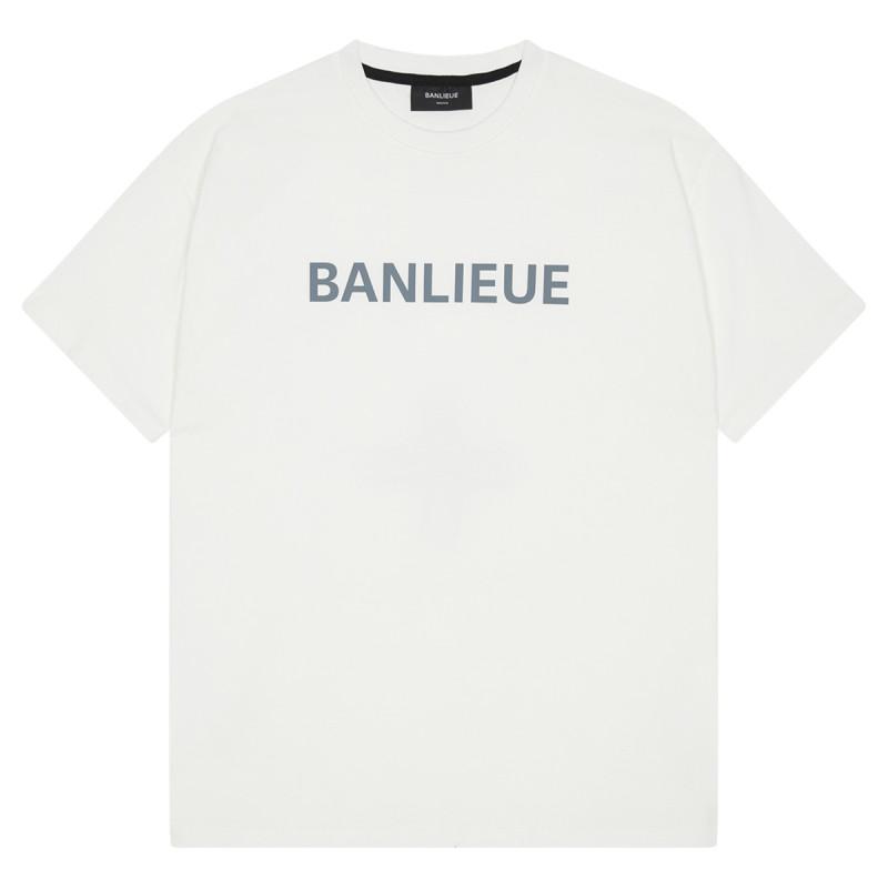 BANLIEUE Tricou B+ REFLECTIVE PRINT T-SHIRT 